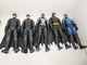 DC Comics Batman Lot Of 5 Action Figures 12 Inch Super Hero Capes