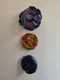Takara Tomy BLUE Beyblade Metal Fight BB-70 Galaxy Pegasis / Pegasus & Misc Lot 