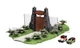 JADA TOYS 1/87 - JEEP JURASSIC PARK ENTRY - WRANGLER + FORD EXPLORER 34244GR