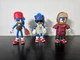 Sonic 2 the Hedgehog Movie Collection 3 Figures: Baseball, Party, Snow Jakks 