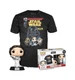 Funko POP & TEE: Star Wars Retro Princess Leia - L