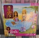 Barbie Doll and Pool Playset with Slide and Accessories,  in Tropical Swimsuit