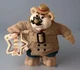 Mattel 2000&rsquo;&rdquo;Detective Bubba&rdquo; Talking Bear Rubber Face Plush W Tags /tested