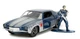 JADA TOYS - CHEVROLET Camaro with 1973 AVENGER Winter Soldier Figurine...