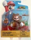 NEW Jakks 42001 TANOOKI MARIO 4 Inch Mini-Figure + LEAF Mario Bros Nintendo