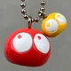 1995 Banpresto Puyo Puyo Red & Yellow Puyo Swing Mascot Keychain Figure Japan