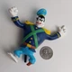 Vtg Disney Bend Ems Just Toys PVC Figure Peg Leg Pete - 4" Bendy Toy