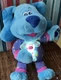 Nickelodeon Blues Clues & You Bedtime Blue Plush Polka Dots Glows Light Up Music