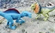 2 Boley Dilophosaurus & Spinosaurus Plastic Dinosaurs Figures TM04