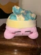 Nintendo Kirby Nujguru Knit Plush Pillow &ndash; Ice Cream Sleeping Kirby Cushion