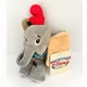 Vintage Disney Store Dumbo Plush Elephant Red Hat Gray Stuffed Animal 10&rdquo; NWT