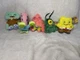 Zuru Fuggler Spongebob SquarePants Set Of 5 Keyring Plush  4.5&rdquo; NWT- IN HAND