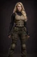 1:12 Scale [Unpainted] Tactical Chest Armor [Only]: SciFi v3 (Female)
