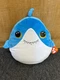 TY Beanie Squishies Plush - FINSLEY the Shark (10 inch) - Plush Toy Pillow