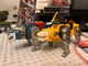 vintage Y&K VOLTRON BLUE & YELLOW LION diecast made in Japan GB-36