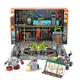 HEXBUG JUNKBOTS Small Factory Habitat Rev&rsquo;s Secret Headquarters, Surprise Toy...