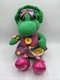 VTG 1993 Playskool Baby Bop Talk &lsquo;N Dress Talking Plush - 18" - WORKS!