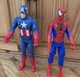 Marvel Comics B9760 Titan Hero Series Spider-Man Figure & Captain America set 2