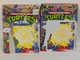 Vintage Playmates TMNT Teenage Mutant Ninja Turtles Leonardo Mike Backer Cards