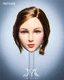 YMTOYS YMT045B 1/6 Woman Beauty Girl Feng Head Sculpture Blond Hair Model Toy