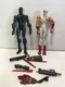 GI Joe Sigma 6 Snake Eyes & Storm Shadow 8" Figure Lot Hasbro