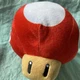 Nintendo Super Mario Mushroom Head Plush Red Power Up Repaired
