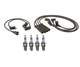 Denso Wire Set 7mm & 4 Iridium Power Spark Plug .044 Kit For Dodge Mitsubishi L4