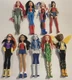 9-Mattel DC Comics Super Hero Girls 12&rdquo; Action Figure Doll Lot Outfit & Shoes