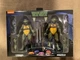 TMNT 1990 MOVIE LEONARDO & DONATELLO 7" INCH 2 FIGURE SET PACK NECA 2020 SEALED