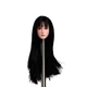 SUPER DUCK SDH028A 1/6 Female Head Sculpt Black Hair Fit 12" Action Figure Body