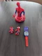 Spiderman Marvel Battery Operated Lamp / Nightlight, Digital Watch & Mini Figure