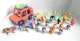 Bluey Bingo Heeler Ludo Studio Moose Figure Jeep Huge Lot Friends Family