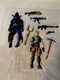 2018 Jazwares Fortnite Raven & Jonesy 4.25" Action Figures w/Weapons/Tools ~ NEW
