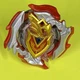 Beyblade B-105 Achilles Burst Auth. w/ QR Code Tomy Hasbro red silver gold