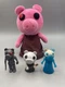Roblox PIGGY Series 1 Collectible 8&rdquo; Plush Stuffed  PhatMojo LOT w/ 3 Figures