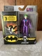 THE JOKER 4&rdquo; DC Spin Master 1st Ed PURPLE TUXEDO wBLACK VEST TURQ TIE-RARE HTF