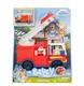 Disney Bluey Firetruck Exclusive Firefighter Bingo Bluey & Bob Bilby Figures New