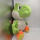 Yoshi Dinosaur 20" Pillow Toy With Pouch Nintendo Super Mario