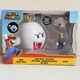 Nintendo Super Mario King Boo Luigi & Boo Action Figure Set 3pk Glow in Dark NEW