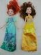 Hasbro Disney 2015 Princess Royal Shimmer Ariel and Bell Dolls