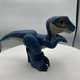 Mattel Jurassic World Velociraptor Blue XL Dinosaur Figure 2020 Large 9 x 11"