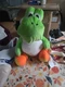 Green Yoshi Plush RARE 20" Nintendo Super Mario Bros Large Stuffed Animal 