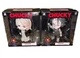 Chucky And Tiffany 4.4 Inch Vinyl Figures Set Black White Blood Gray Culturefly