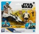 Star Wars SCOUT TROOPER w/ Speeder Bike Action Figure Set Hasbro Disney New