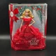 Mattel 2018 Holiday Barbie 30th Anniversary Doll Red Gown Blonde Damaged Box