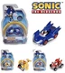 Set Of 3x Sonic The Hedgehog Tails Knuckles Racing Diecast Collectible Car NKOK