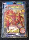 Marvel Legends Series 2 HUMAN TORCH 6" Super Poseable Figure w/ Comic Minor Wear