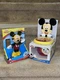 NEW Disney Junior Mickey Mouse Bath Toys: Water Swimmer & Basketball Hoop Lot