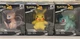Lot Of 3 Pok&eacute;mon Jazwares 4" Vinyl Figure Series 1 Pikachu Mew Bulbasaur Sealed