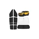 KUST Car Window Shades for Hyundai Santa Fe 2024-2025 2026 Windshield Sun Sha...